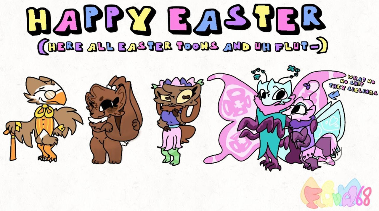 Dandy's world Easter toons fanart by Flavia68 on DeviantArt
