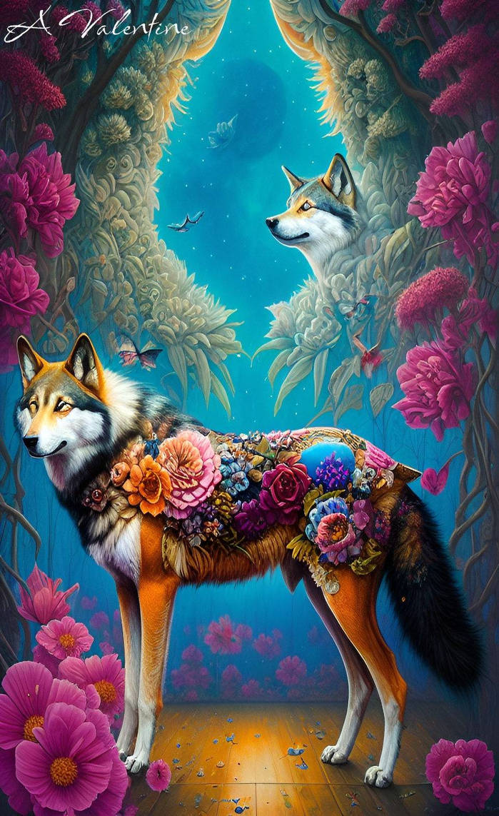 Fanat Wolves Wolves In Love by LadyValsArt1983 on DeviantArt