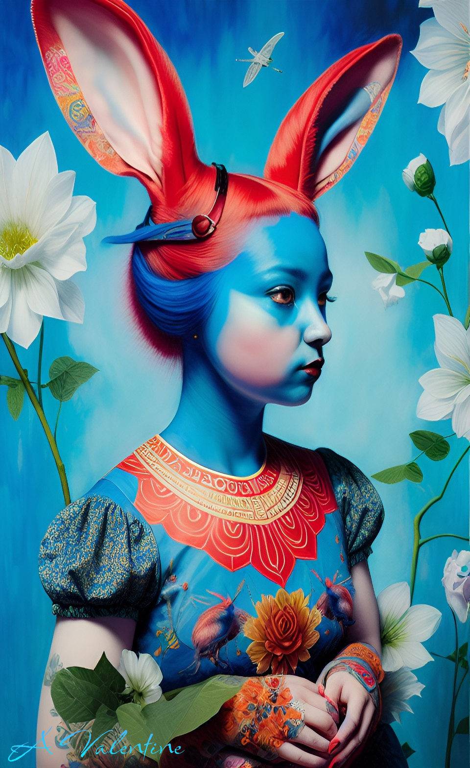 The Alien Rabbit Of Neptune by LadyValsArt1983 on DeviantArt