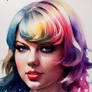 (Celebrity Watercolour Series) Taylor Swift 
