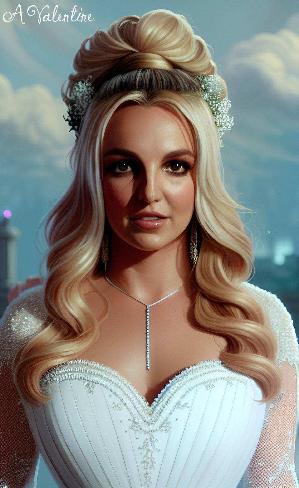 Celebrity Bride Series Britney Spears By Ladyvalsart1983 On Deviantart