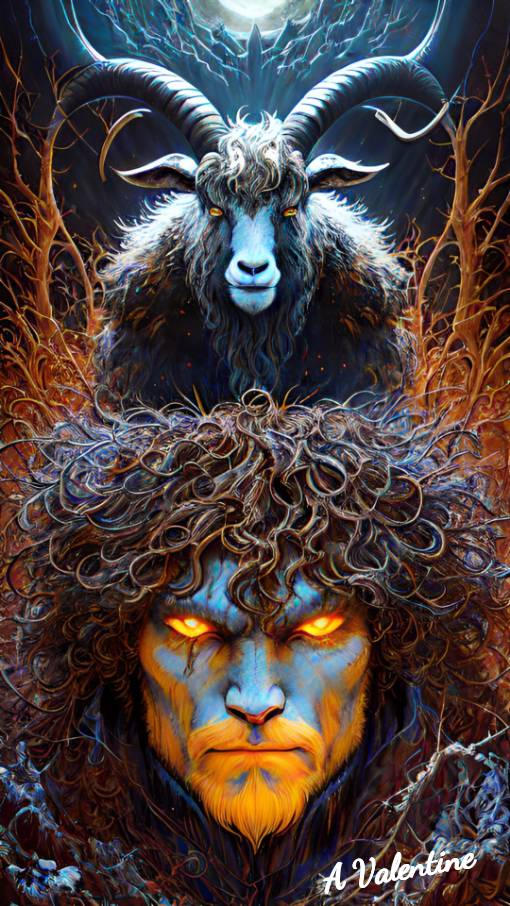 (Urban Legend Series) Goatman by LadyValsArt1983 on DeviantArt