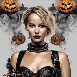 A Happy Jennifer Lawrence Halloween