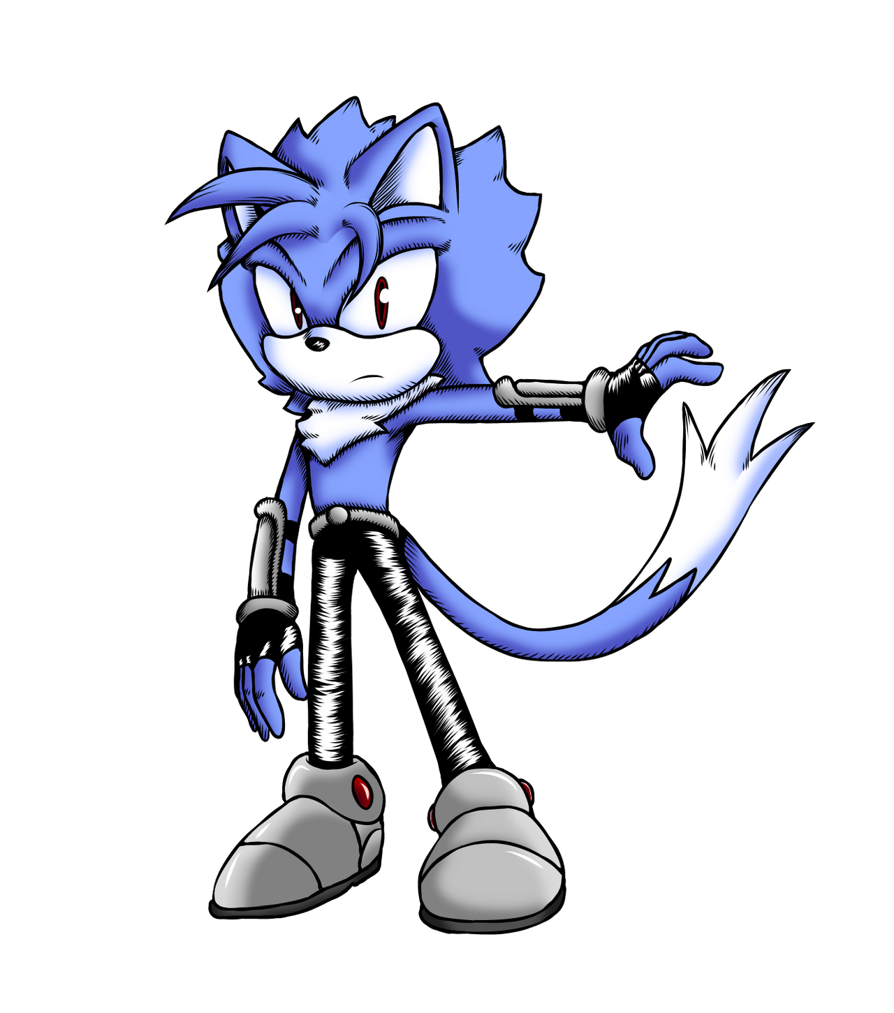 My Sonic Oc Lightning The Cat By Kingshizza On Deviantart