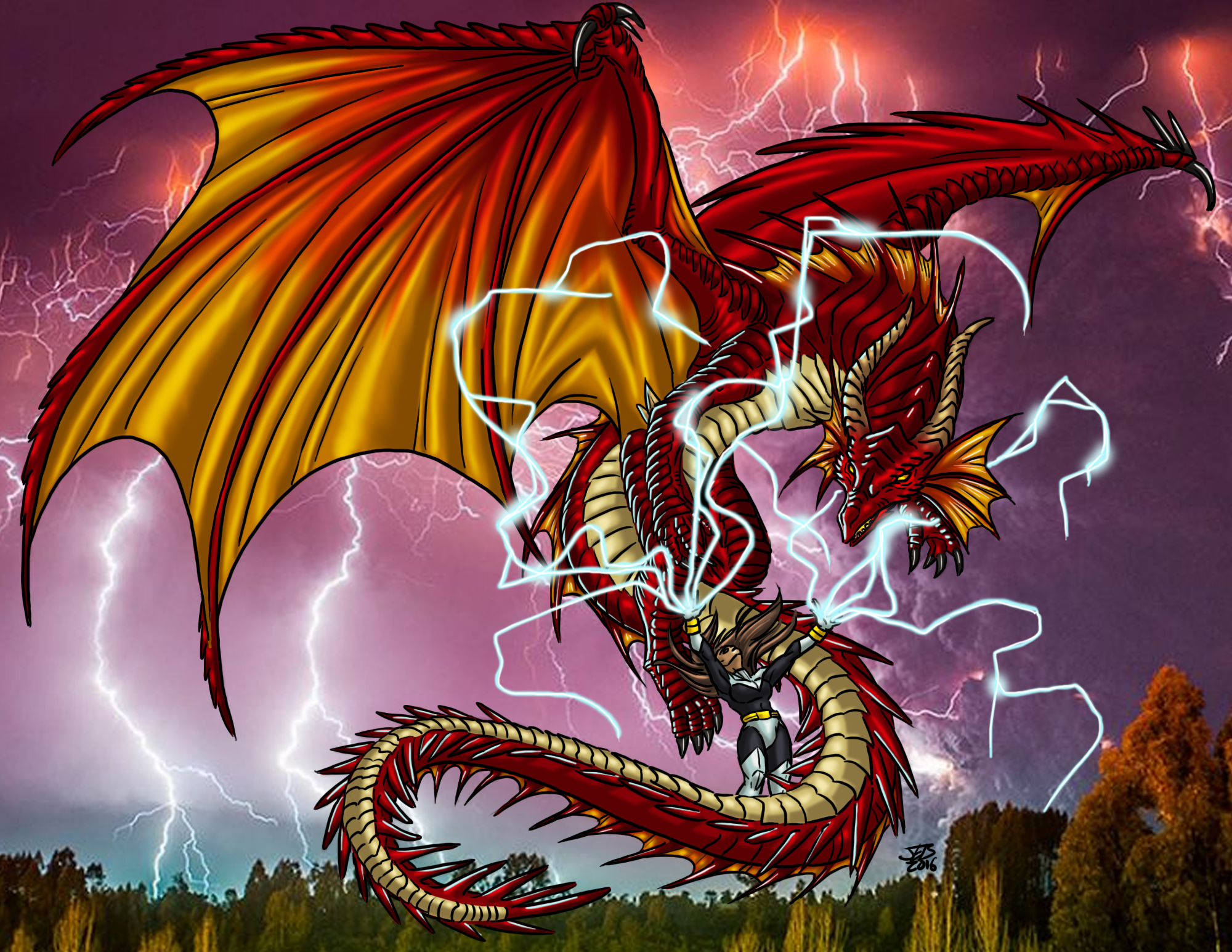 Super Powered Bestiary: Red Dragon