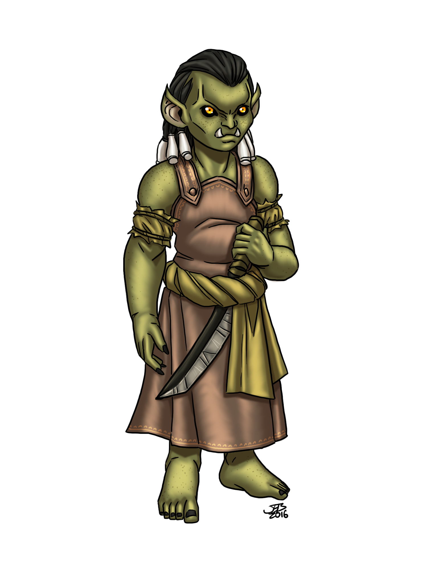 Half Orc Child