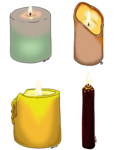 Candle Painting Practice by Izumiko-san on DeviantArt