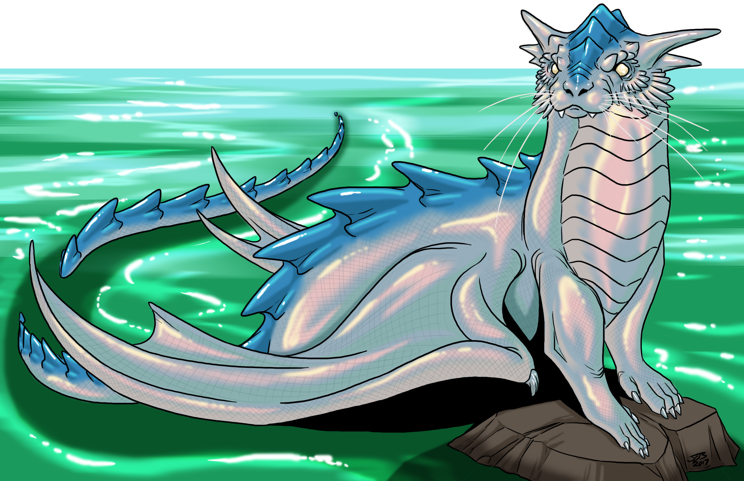 Otter Dragon Adult by ProdigyDuck