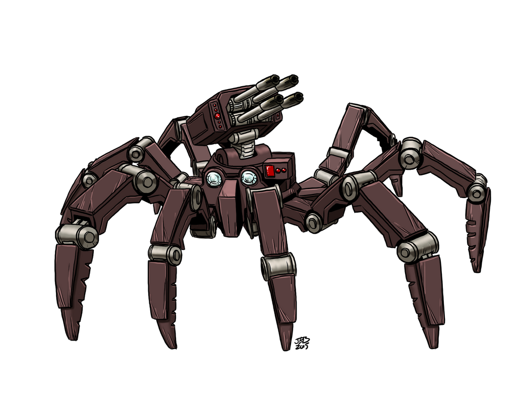 Arachnid Turret by ProdigyDuck on DeviantArt