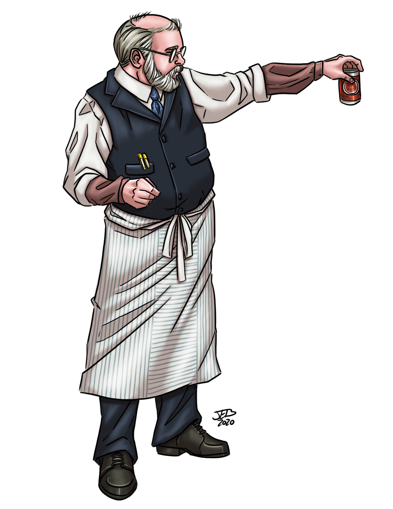 Grumpy Shopkeeper Shopkeeper by ProdigyDuck on DeviantArt