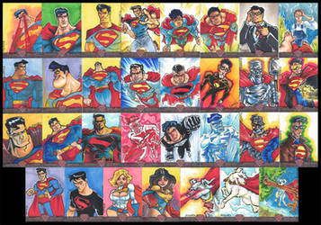 Superman Sketch Cards
