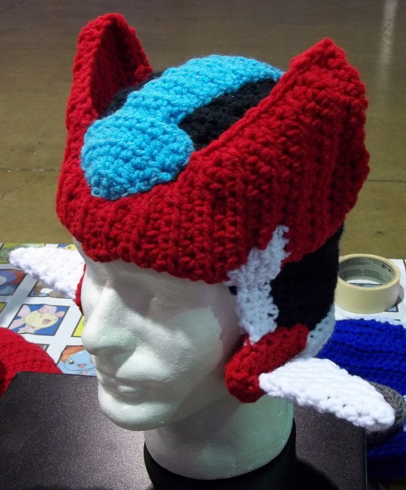 crochet Mega Man ZX hat