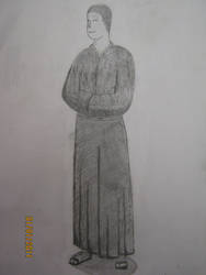 Oriental Monk Sketch