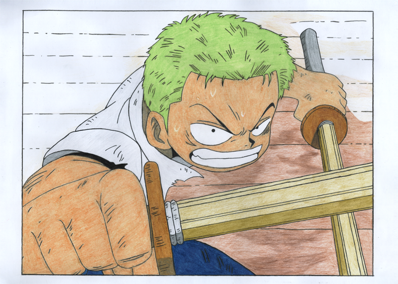 Roronoa Zoro (Kid) by ShiNoGekai03 on DeviantArt