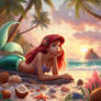 Ariel bored on an island