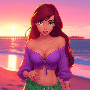 Ariel looking at you longingly