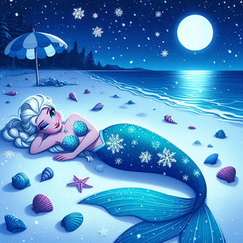 A Summer night on the beach with Elsa