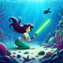 The force is strong with this mermaid