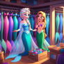 Rapunzel loves Elsa's mermaid tail