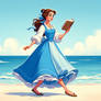 Belle's still reading