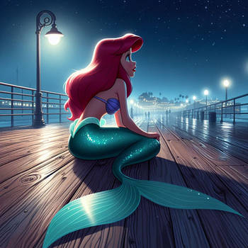 Another gorgeous shot of Ariel on the boardwalk