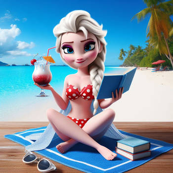 Elsa's new bikini