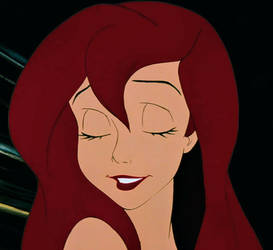 Beautiful Ariel resting her eyes