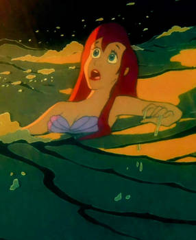 Ariel sees the chaos of the storm