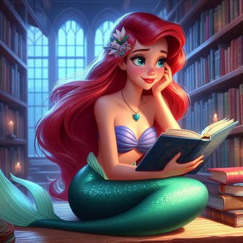 Library Ariel Ariel at the library by FloodUnversed on DeviantArt