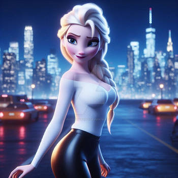 Acadele Elsa Elsa is a supermodel of Arendelle by FloodUnversed on DeviantArt