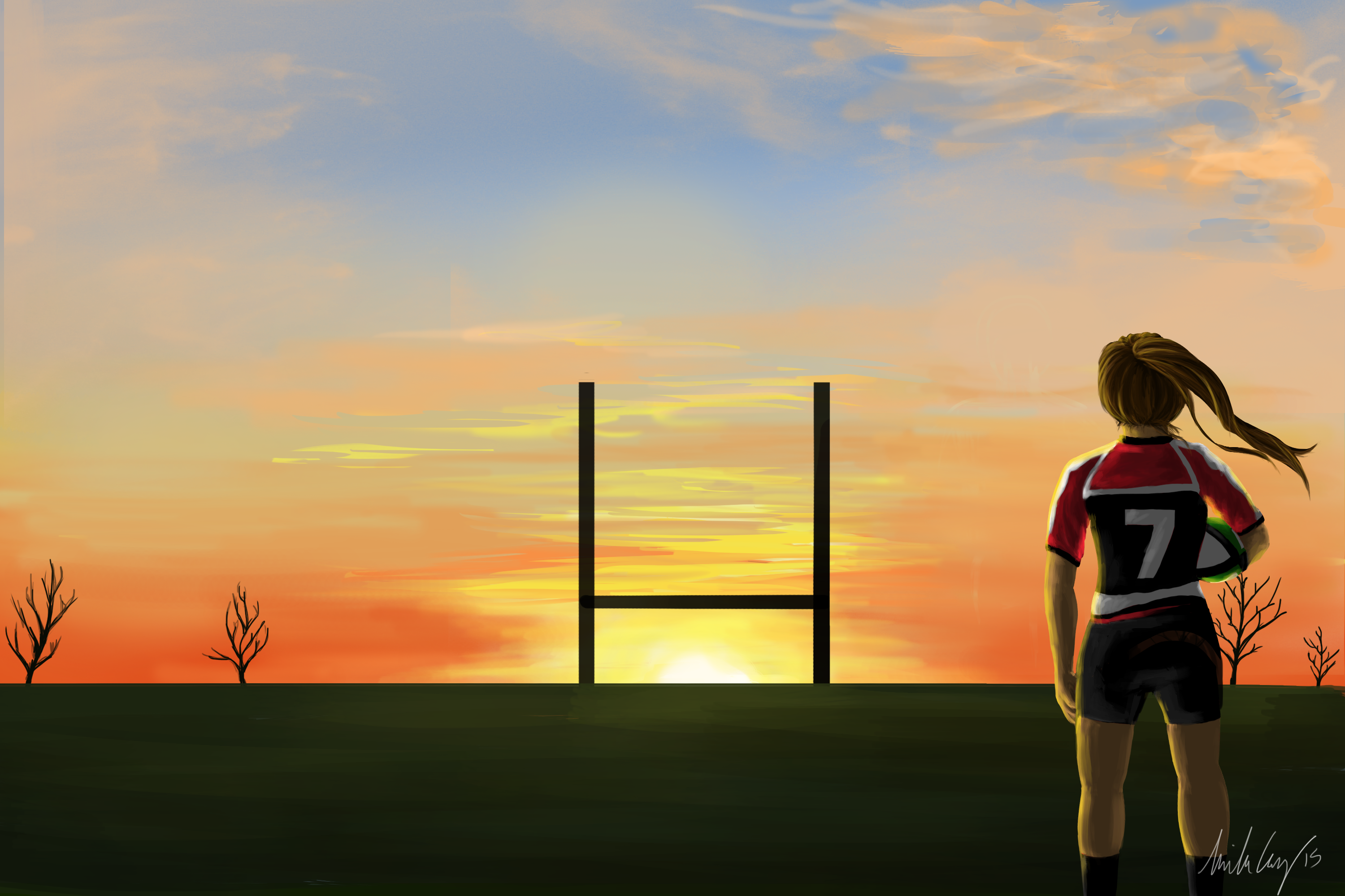 Rugby Sunset