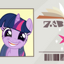 Twilight's Library Card.