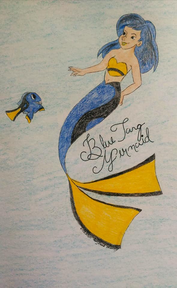 Blue Tang -- MerMay