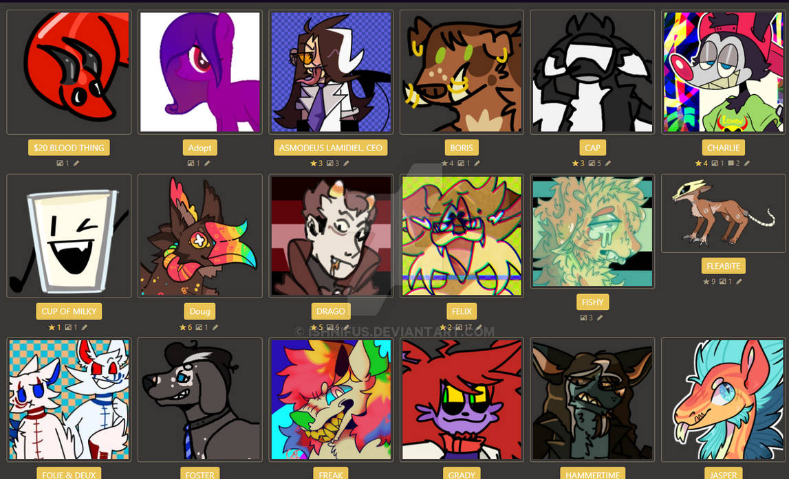 (OPEN) OC SPRING CLEANING! // LF: OCS, ART, USD by ishnifus on DeviantArt