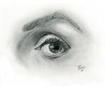Eye Sketch 001 by aartika-fractal-art