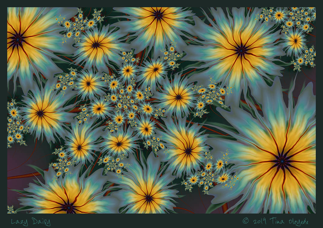 Lazy Daisy by aartika-fractal-art