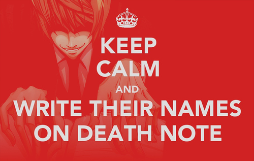 Keep Calm Death Note