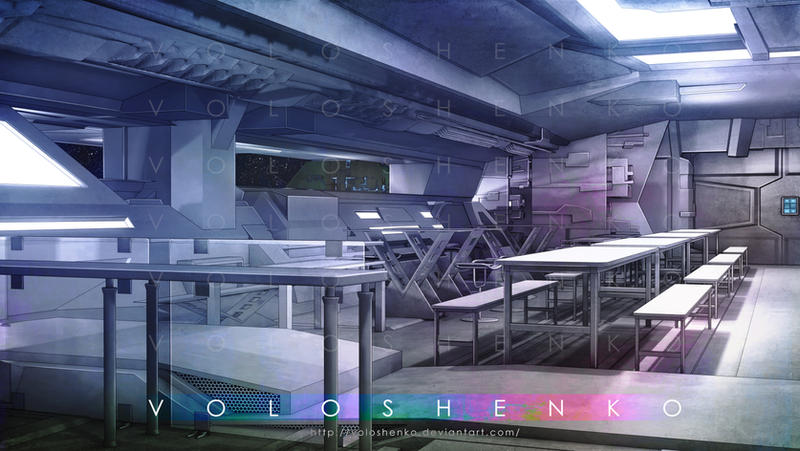 dining spaceship by Voloshenko on DeviantArt