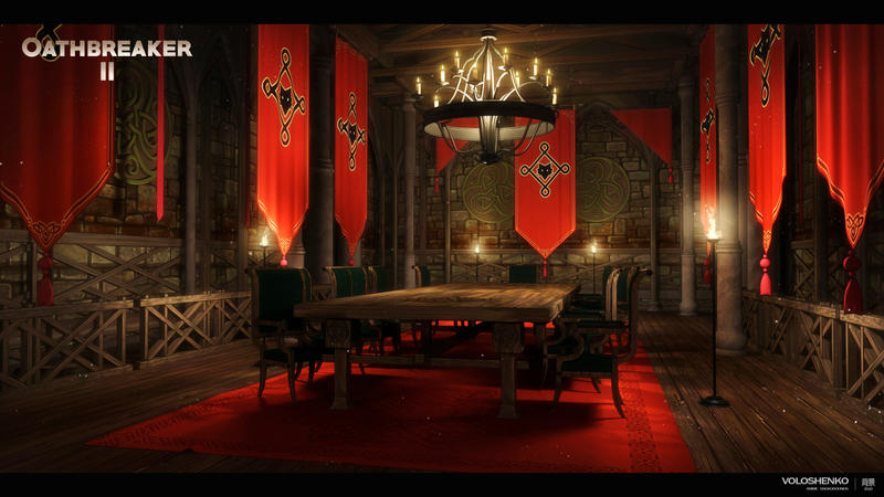 Medieval meeting room by Voloshenko on DeviantArt