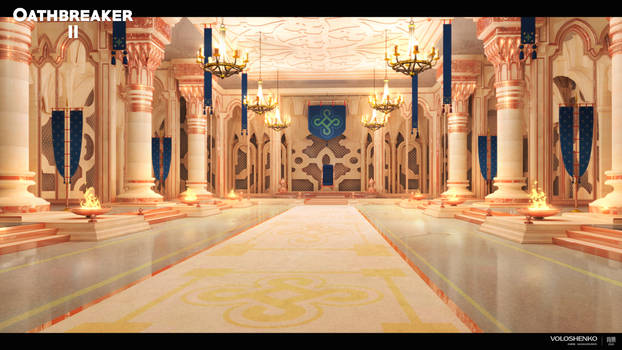 golden throne room