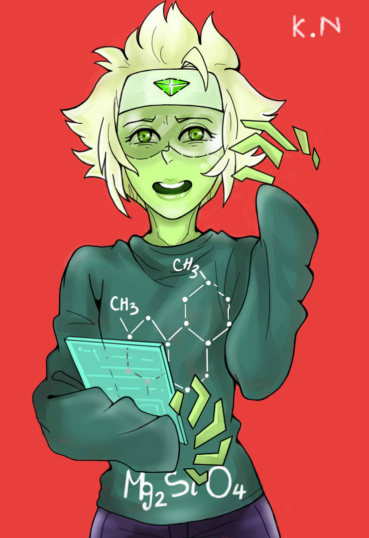 Peridot colored