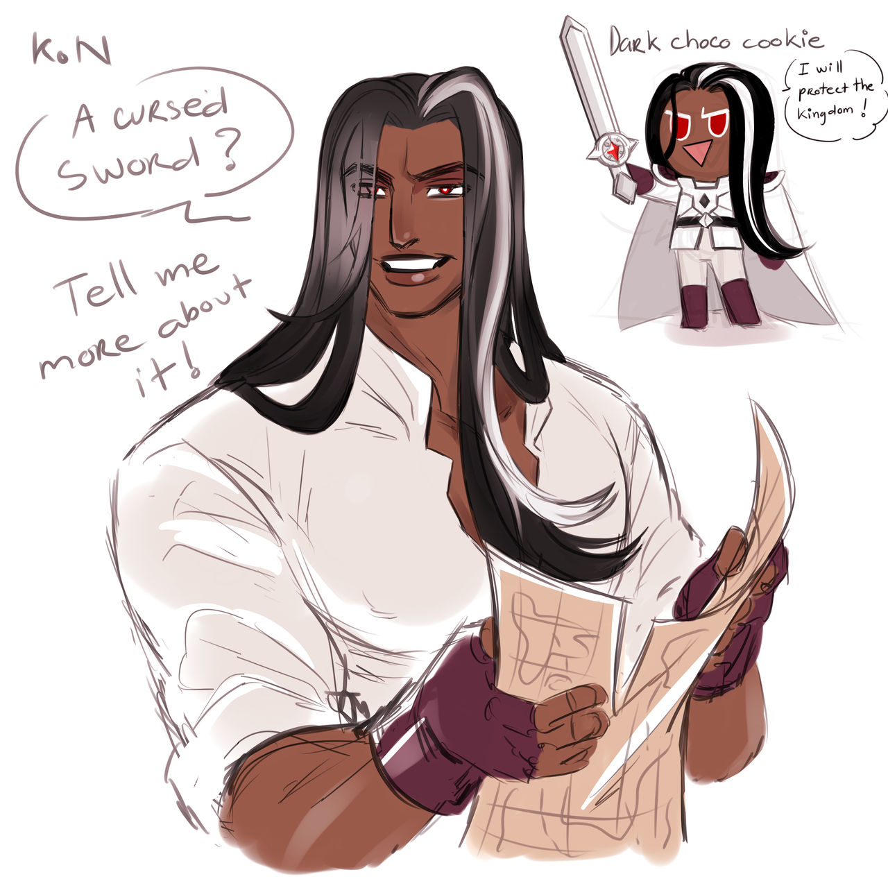 Dark Choco cookie Cookie run by kittycat291096 on DeviantArt
