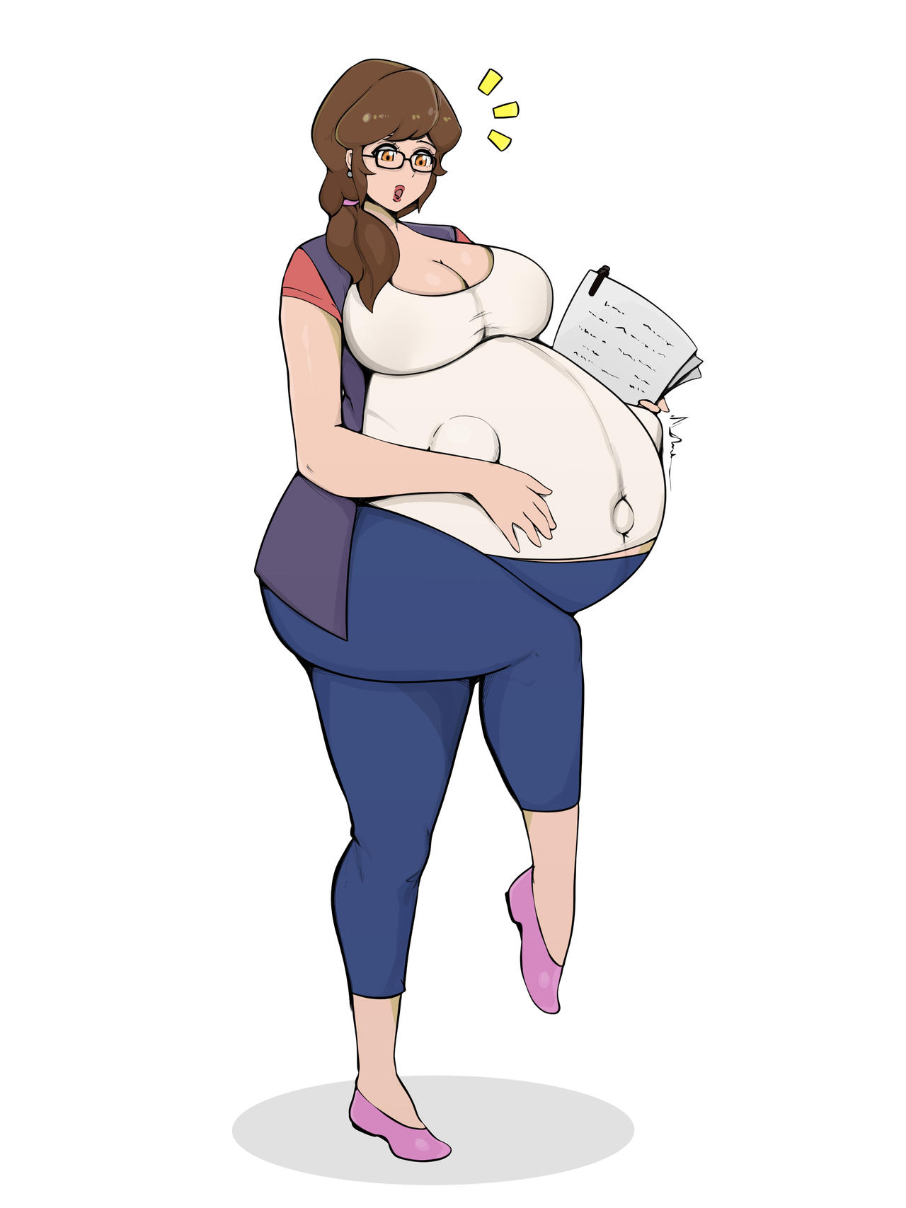 Sarah's surprise class interruption by Nukacepm on DeviantArt