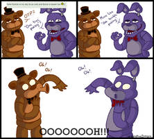 .:Bonnie's and Freddy's reaction to FNaF ships:.