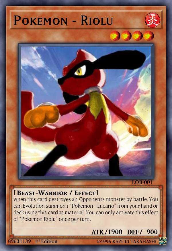 Pokemon Riolu Type Fire type Pokemon Riolu. by DylanoVlecken on DeviantArt