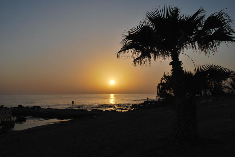 sunset at kefalos 2