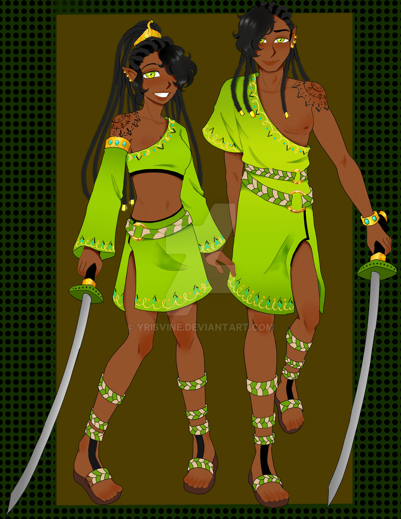 Solainne y Haemon by Yrisvine on DeviantArt