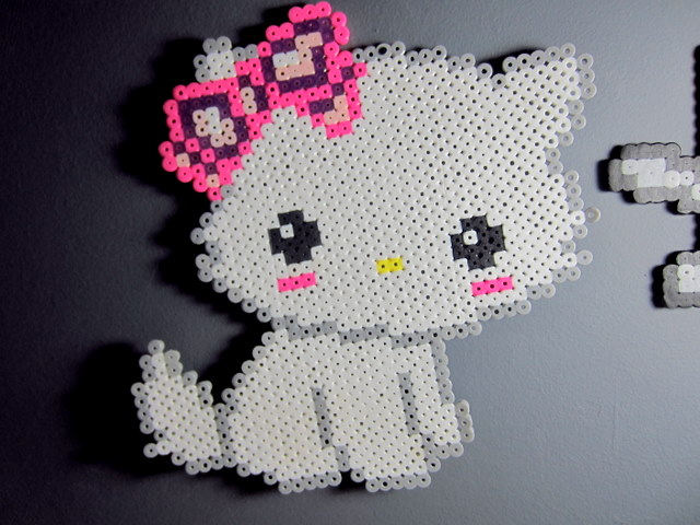 Hello Kitty Perler Creation