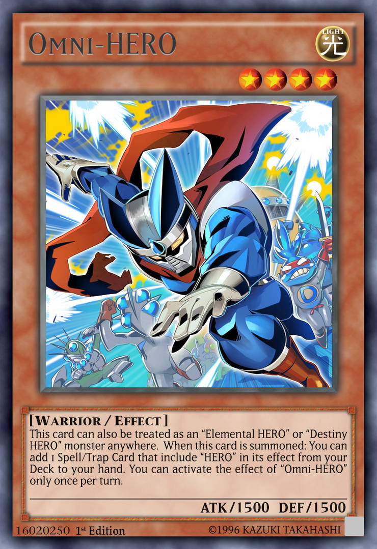 yugioh omni hero deck for locals : r/yugioh powered Level 10 Synchro Monsters THE BEST Elemental Hero Decks