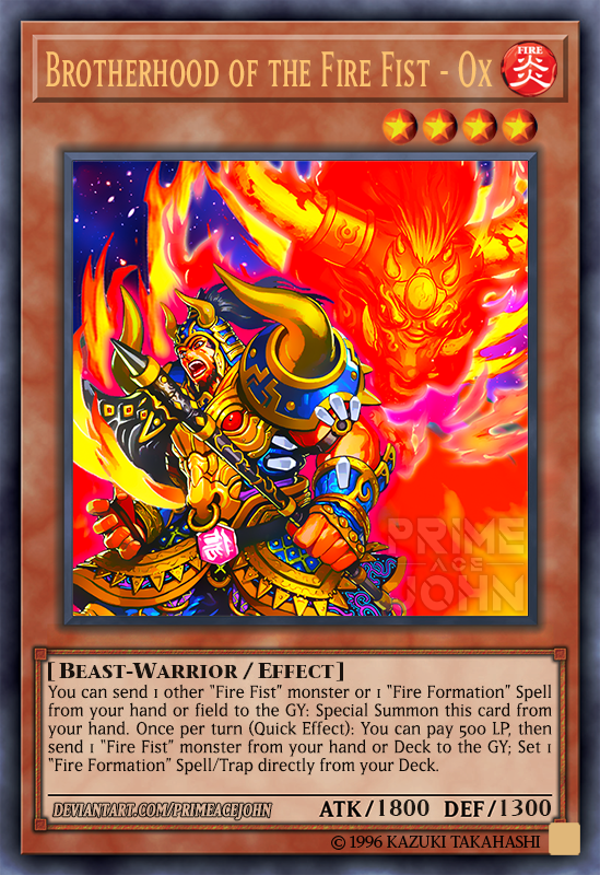 Brotherhood of the Fire Fist - Ox by PrimeAceJohn on DeviantArt Brotherhood of the Fire Fist - Ox by PrimeAceJohn on DeviantArt